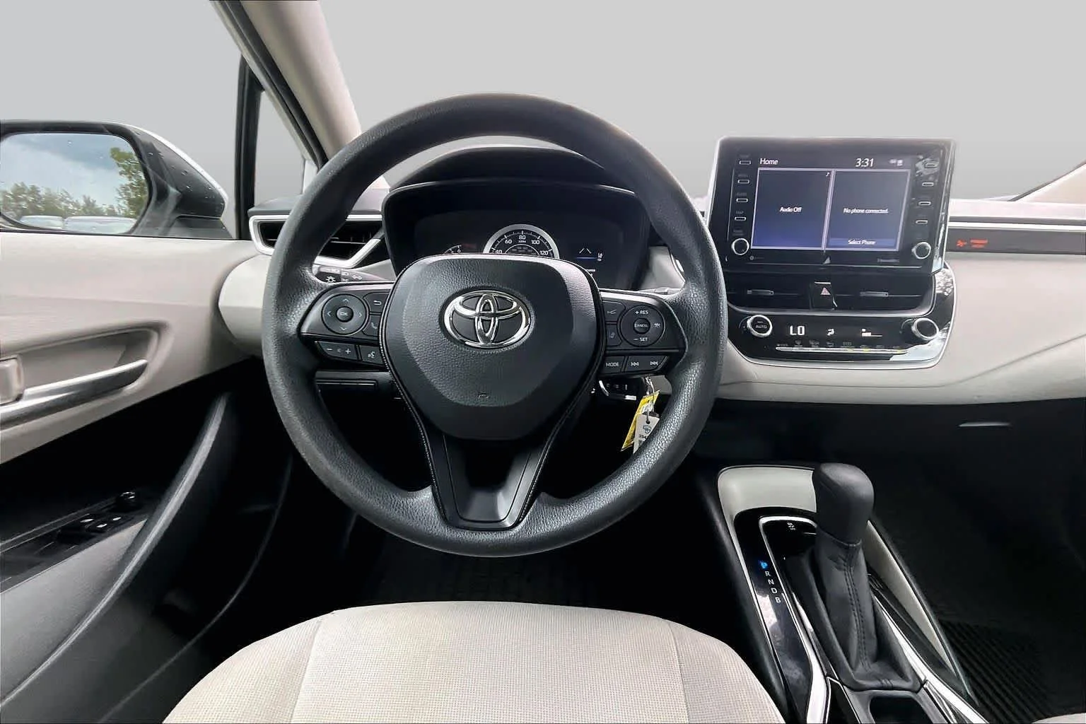 Used 2021 Super White Toyota LE image 6