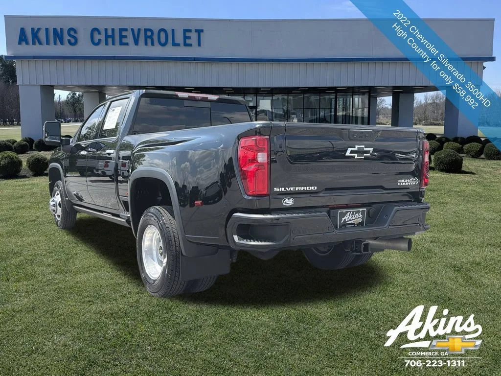 Used 2022 Black Chevrolet High Country DRW image 3