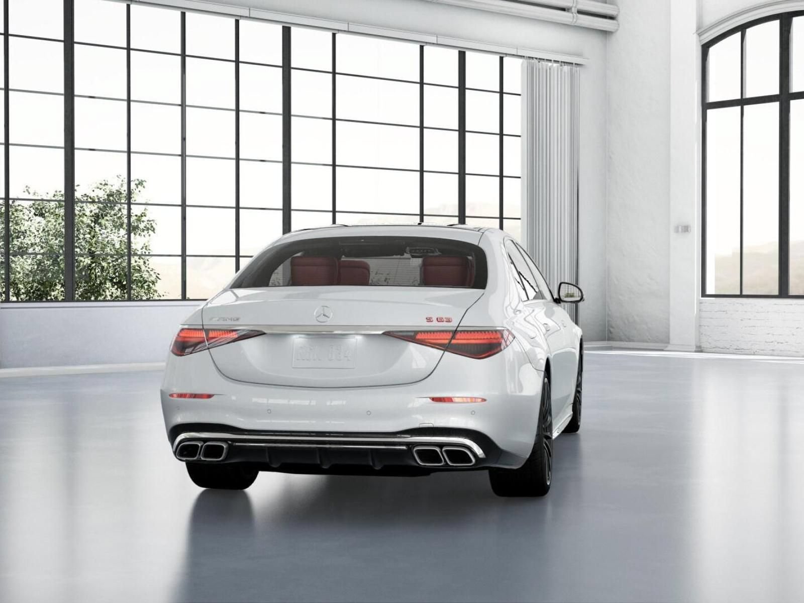 New 2026 MANUFAKTUR Moonlight White Metallic Mercedes-Benz S 63 E AMG® image 70