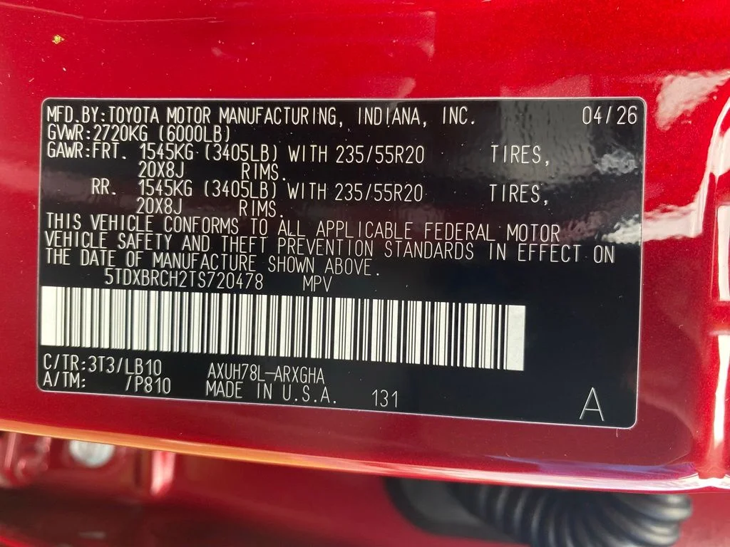 New 2026 Red Toyota Limited image 19