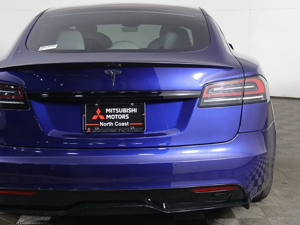 Used 2023 Blue Tesla Plaid image 19