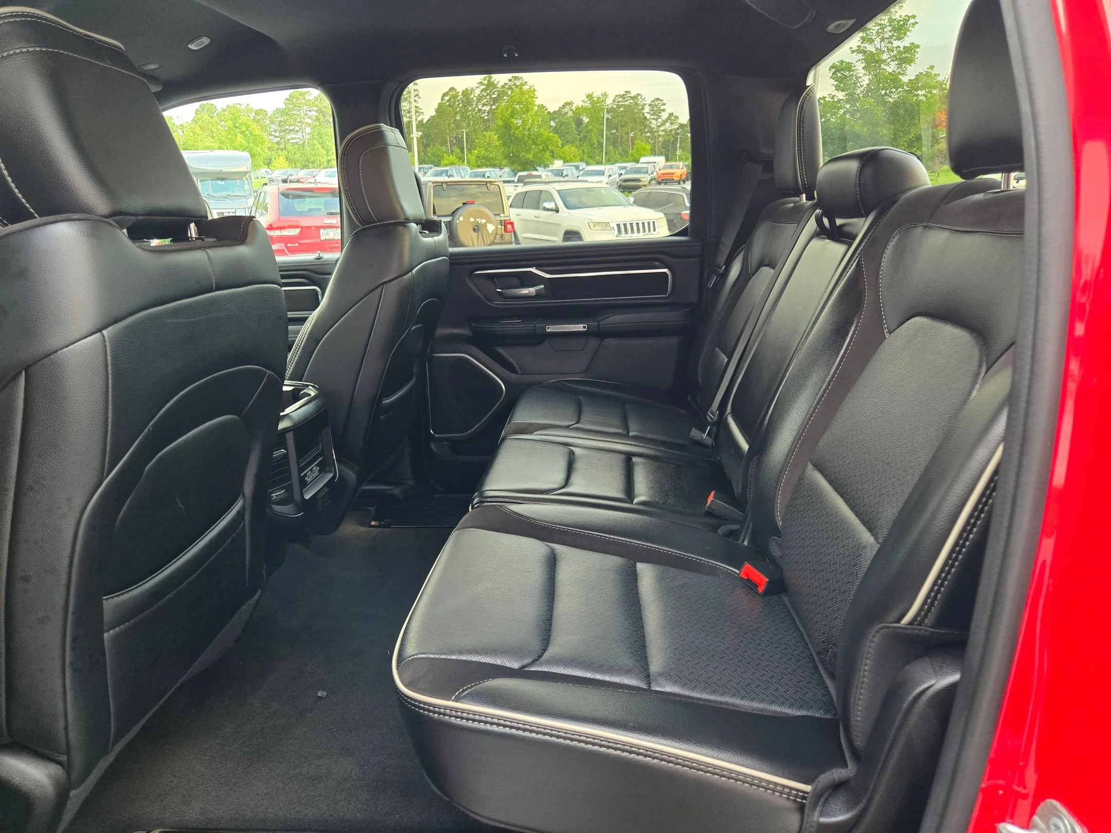 Used 2024 Flame Red Clearcoat Ram Laramie image 35