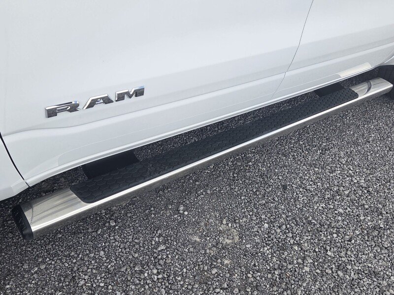 Used 2023 Bright White Clearcoat RAM Laramie 4x4 Crew Cab 5