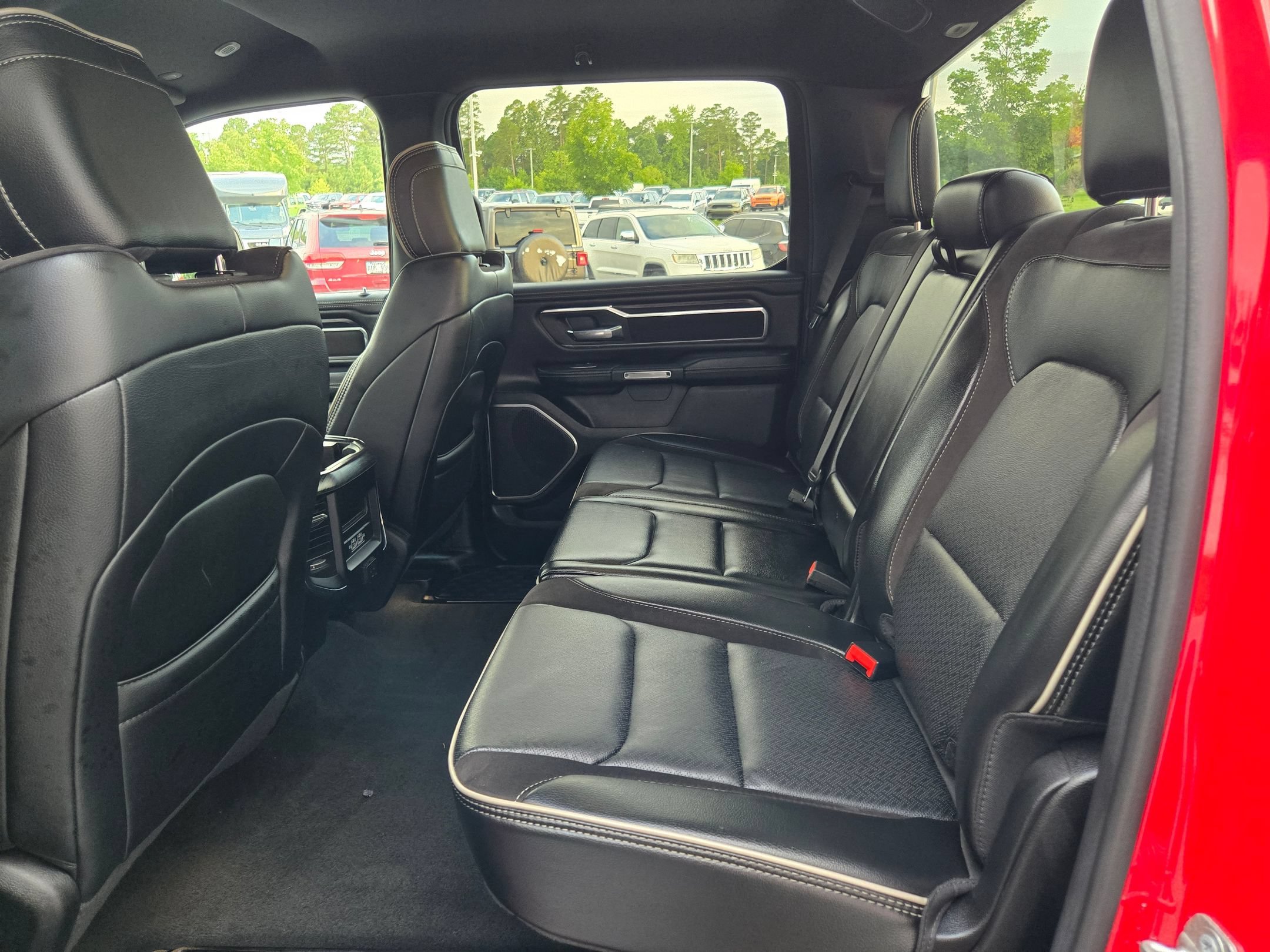 Used 2024 Flame Red Clearcoat RAM Laramie image 35