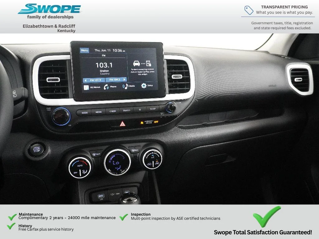 Certified Used 2023 Black Noir Pearl Hyundai SE image 17