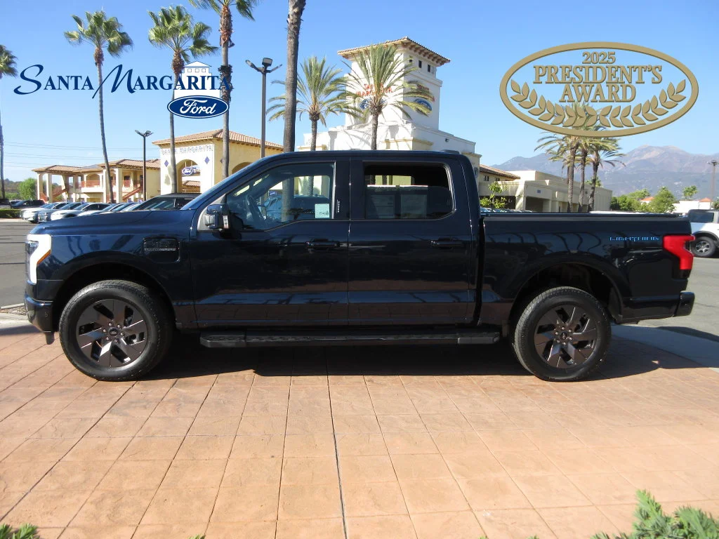 Certified Used 2023 Antimatter Blue Metallic Ford Lariat image 1