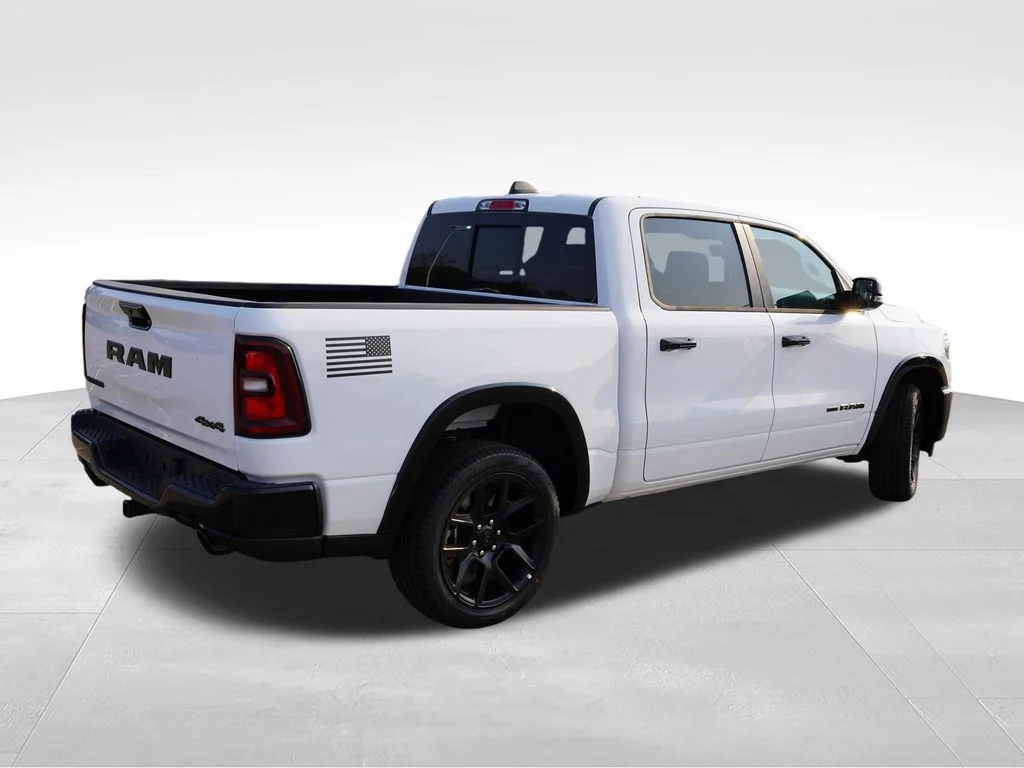 New 2026 Bright White Clear-Coat Exterior Paint RAM Laramie image 3