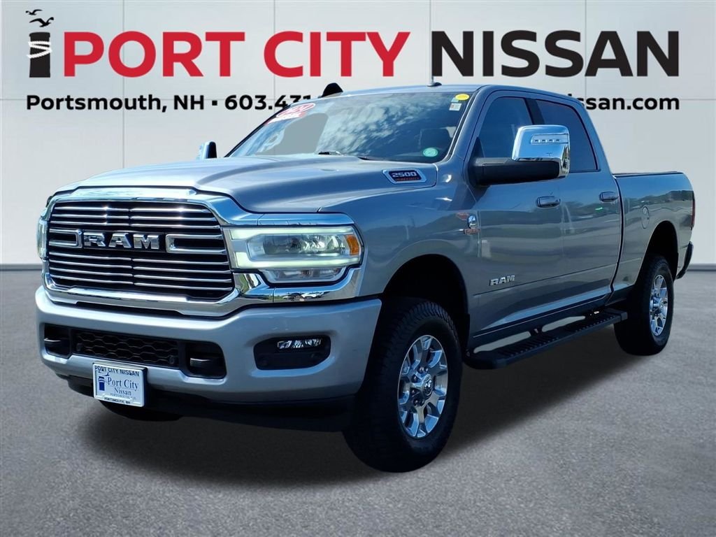 Used 2024 Billet Silver Metallic Ram Laramie level 1 w/safety group & cummins 6.7l diesel image 37