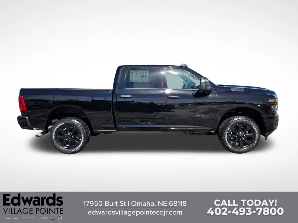 New 2026 Diamond Black Crystal Pearl-Coat Exterior Paint RAM Big Horn image 2