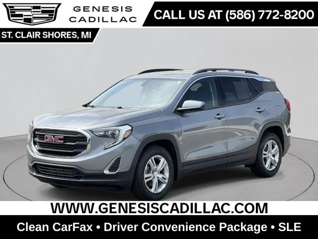 Used 2019 SATIN STEEL METALLIC GMC SLE image 1