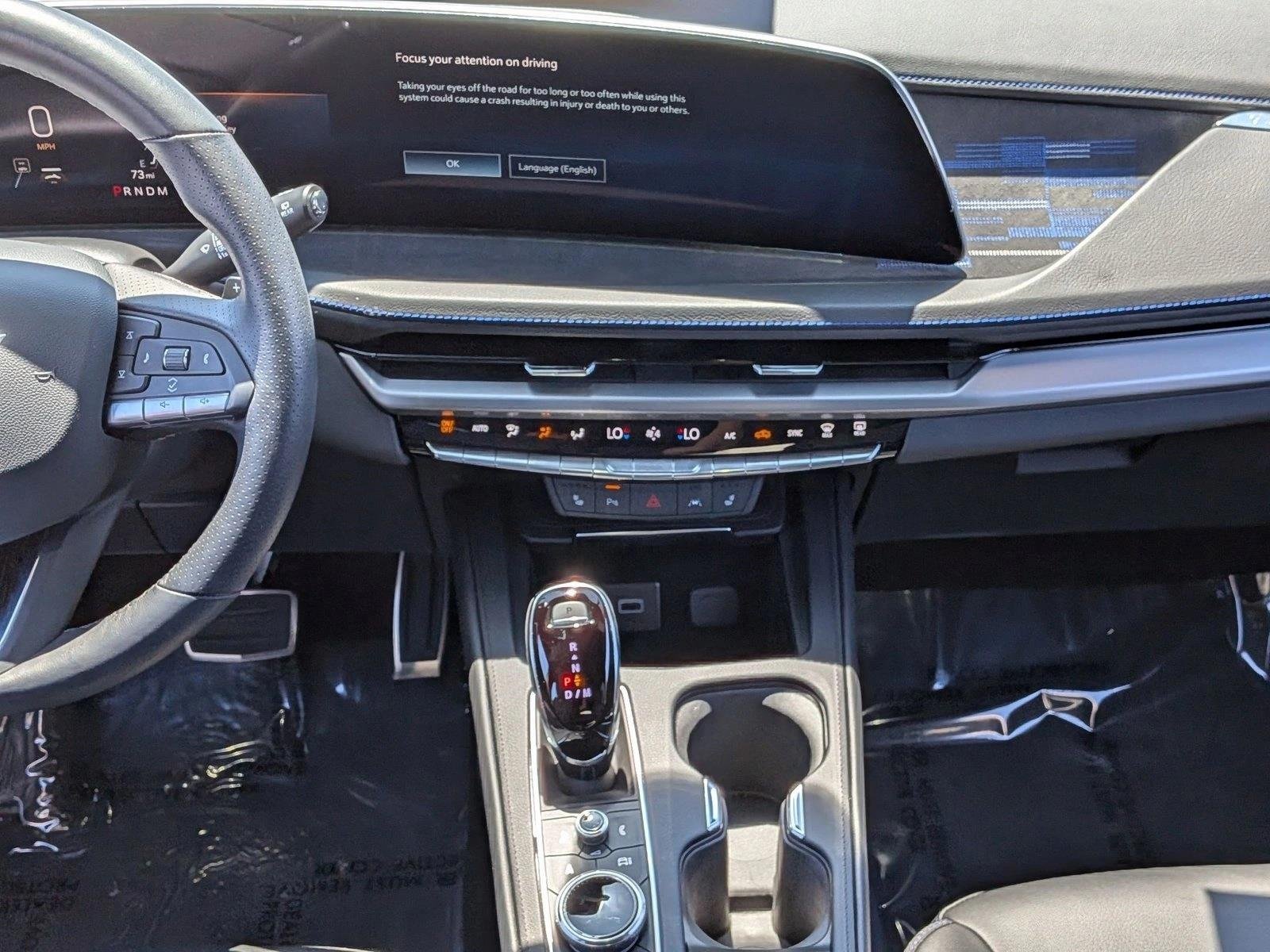 Used 2025 Stellar Black Metallic Cadillac FWD Sport image 12