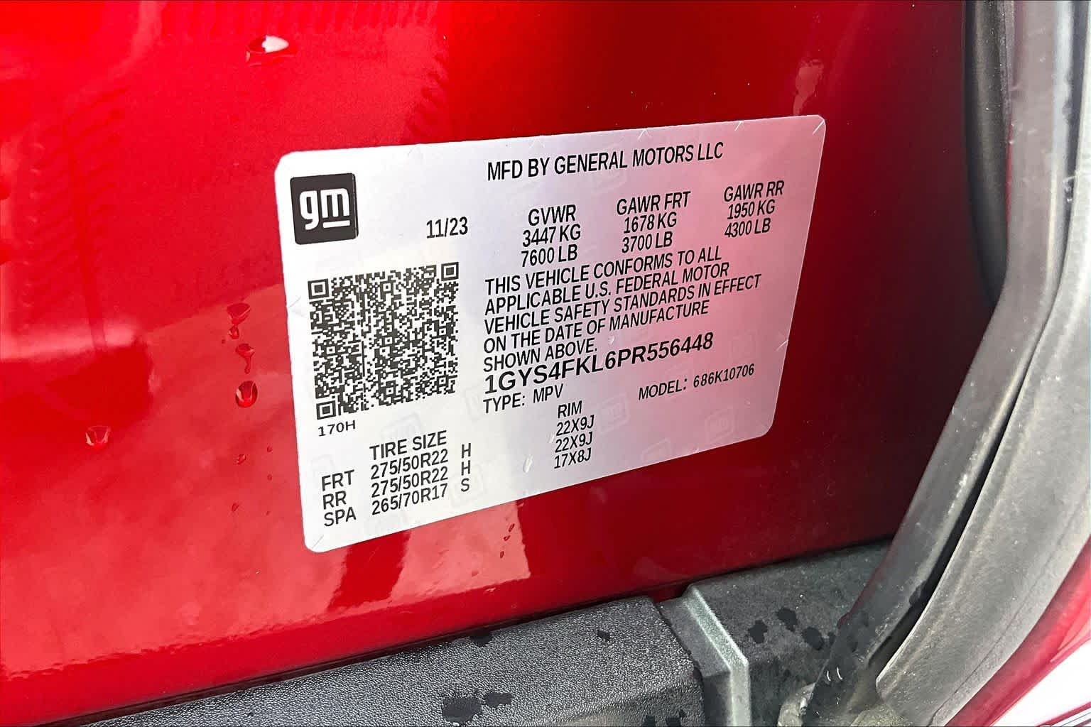 Used 2023 Radiant Red Tintcoat Cadillac 4WD Sport image 29