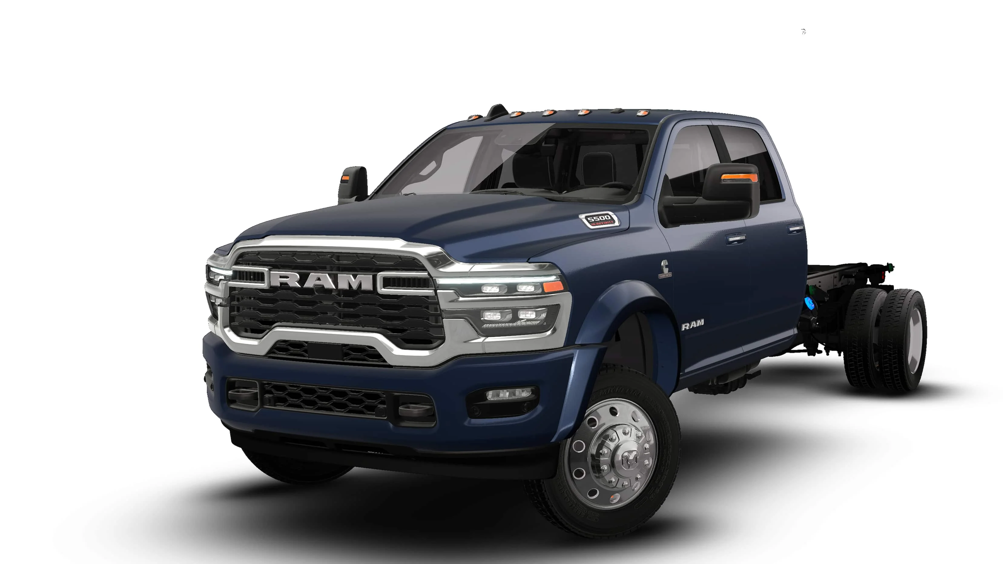 New 2026 Forged Blue Metallic Exterior Paint RAM TRADESMAN image 1