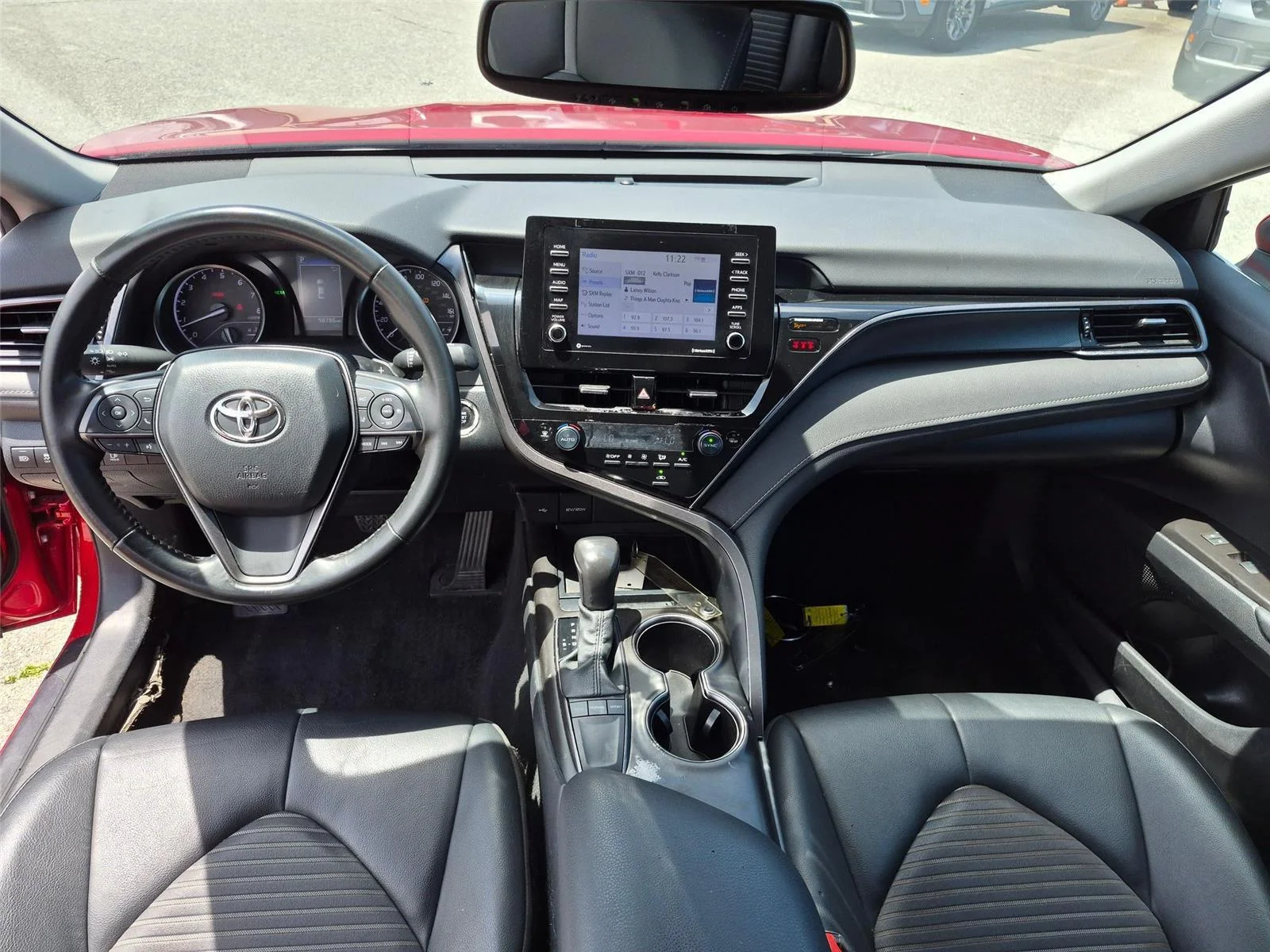 Used 2024 Supersonic Red Toyota SE image 30