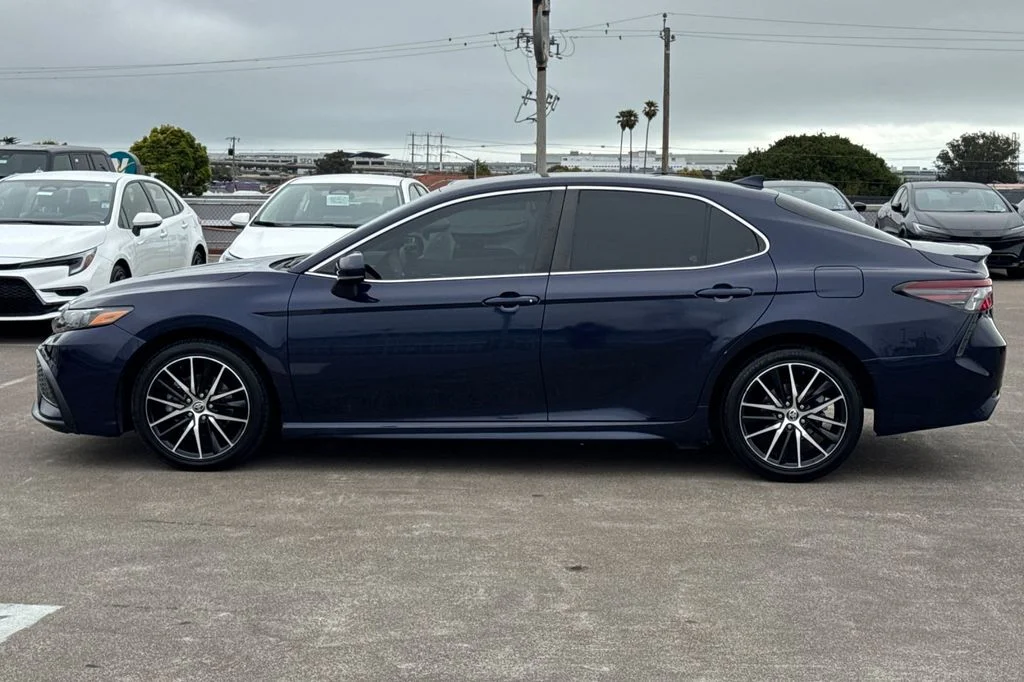Used 2021 Blue Toyota SE image 7