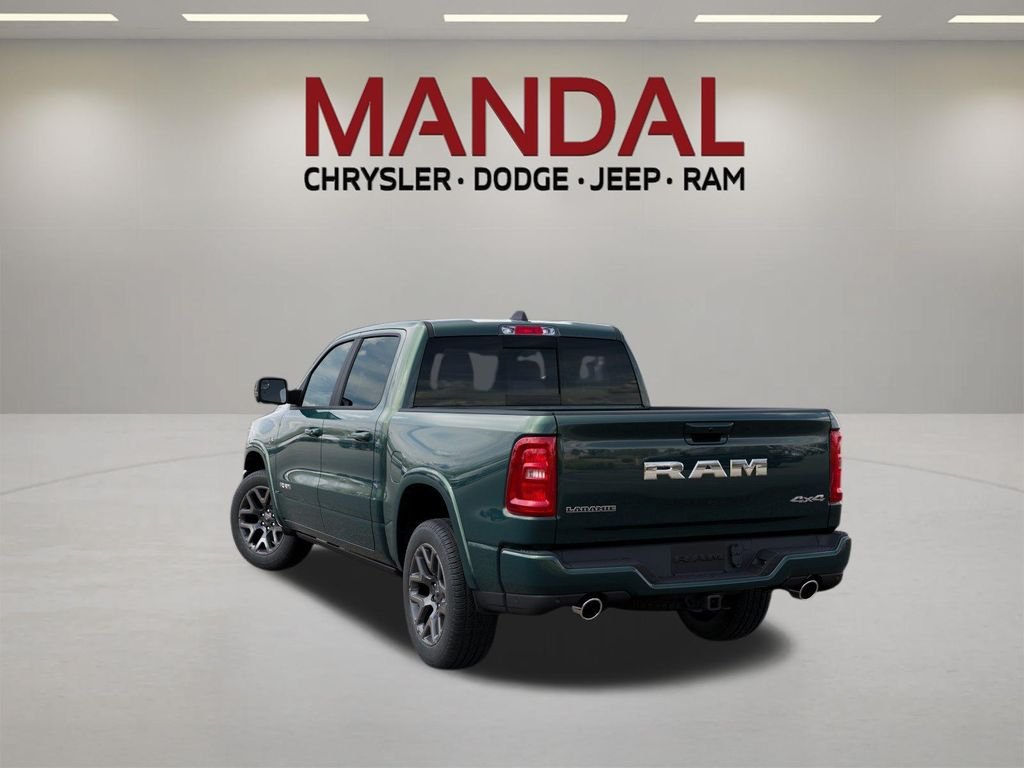 New 2026 Serrano-Green Metallic Exterior Paint RAM Laramie image 3