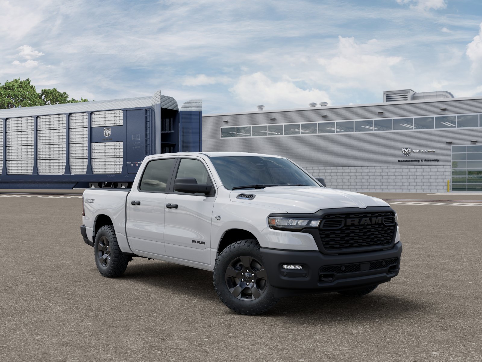New 2026 Bright White Clear-Coat Exterior Paint RAM  image 5