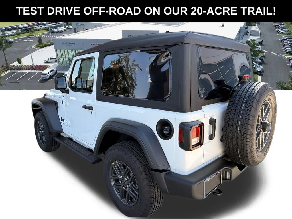 New 2026 Bright White Clear-Coat Exterior Paint Jeep Sport image 6