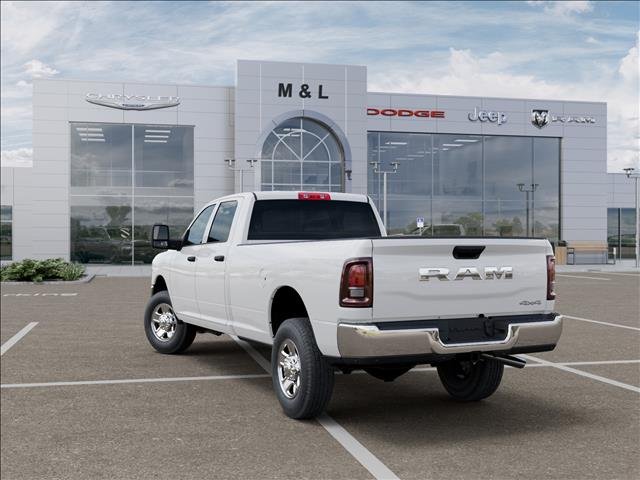 New 2026 Bright White Clear-Coat Exterior Paint RAM Tradesman Crew Cab 4x4 8