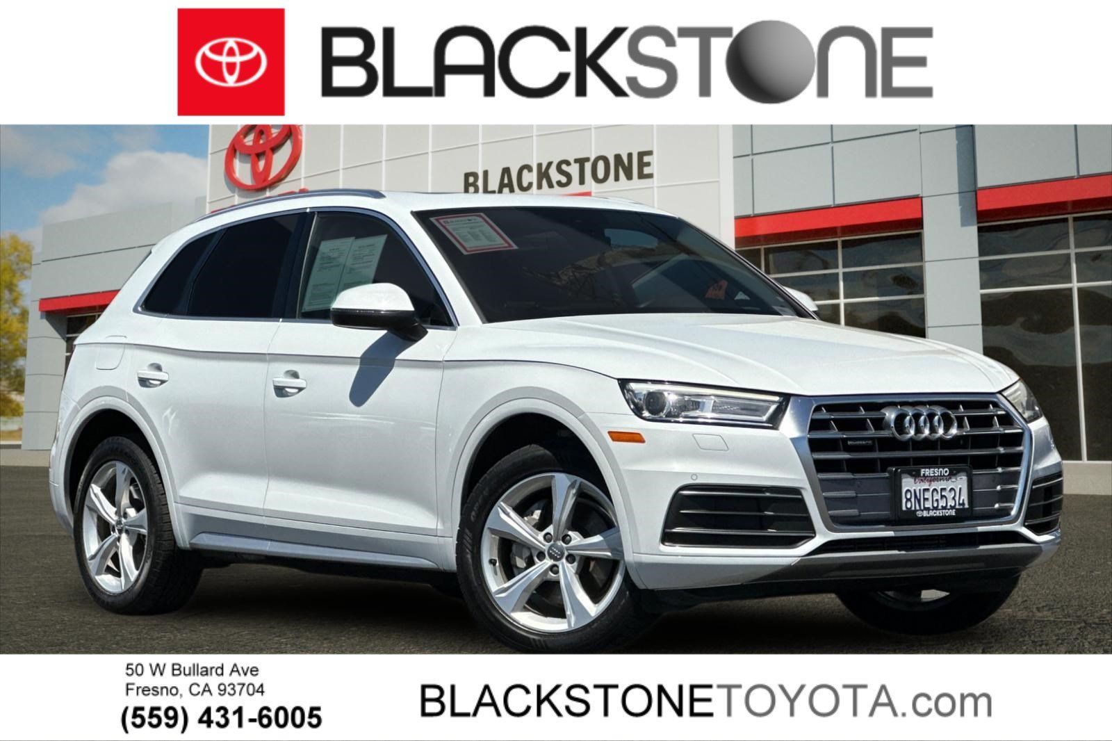 Used 2020 Glacier White Audi Premium image 1
