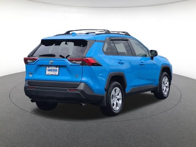 Used 2021 Blue Toyota LE image 7