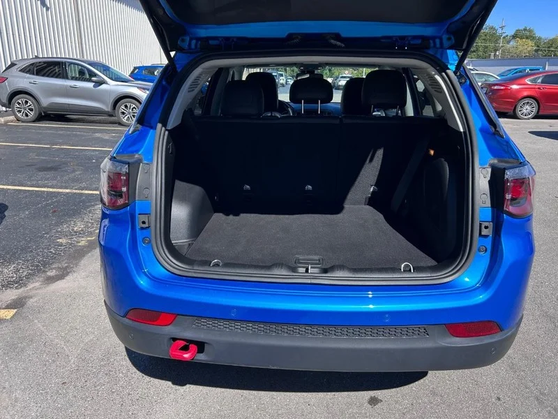 Certified Used 2021 Laser Blue Jeep 4WD Trailhawk image 7