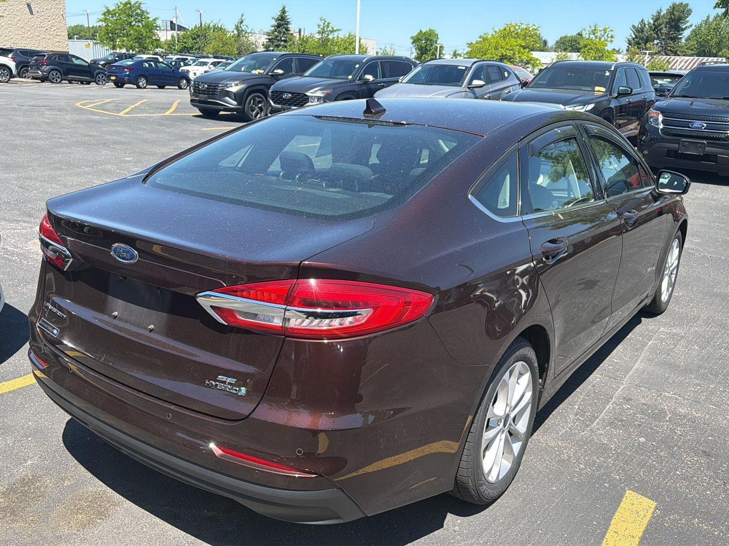 Used 2019 Rich Copper Metallic Tinted Clearcoat Ford SE image 6