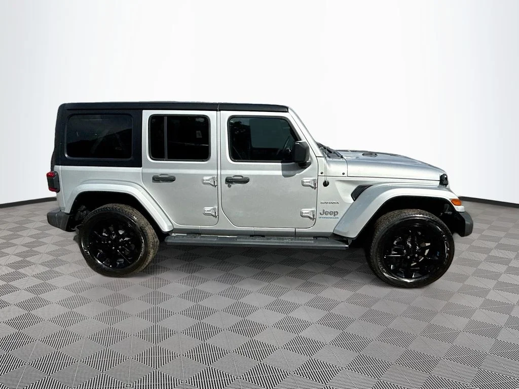 Used 2023 Silver Jeep Sahara 4xe image 5