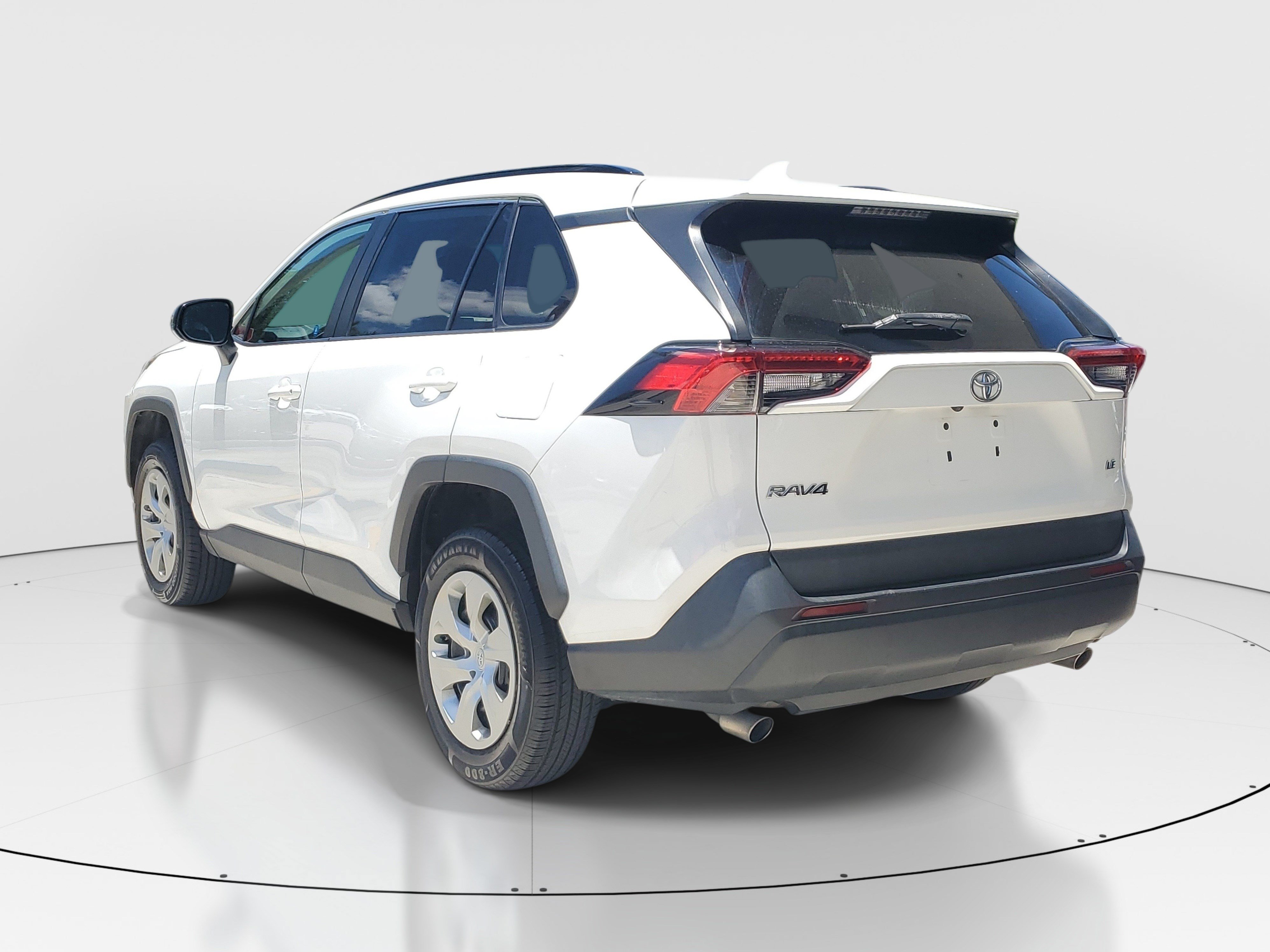 Used 2021 Super White Toyota LE image 4
