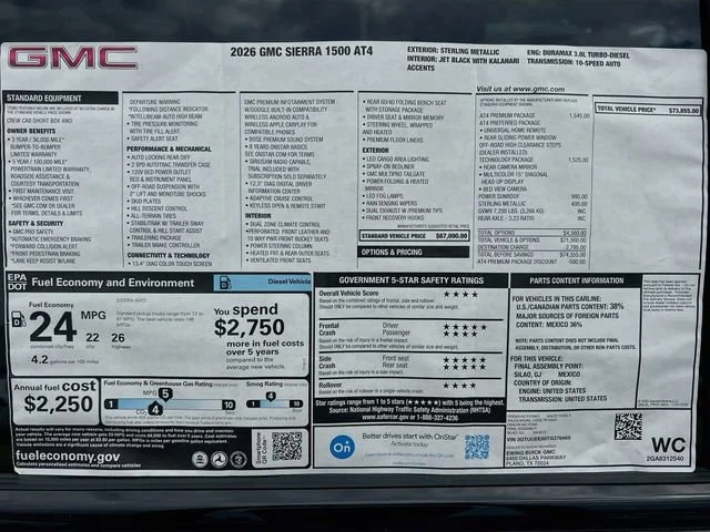 2026 GMC Sierra 1500 AT4 - Photo 21