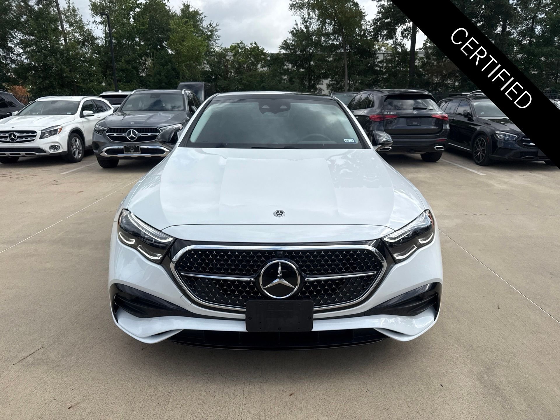 Certified Used 2024 MANUFAKTUR Moonlight White Metallic Mercedes-Benz E 350 image 2