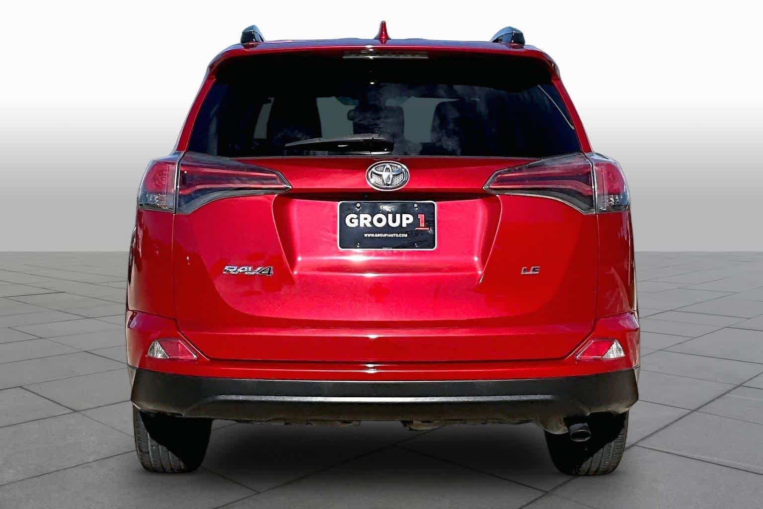 Used 2017 Barcelona Red Metallic Toyota LE image 5
