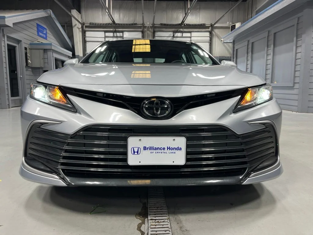 Used 2023 Celestial Silver Metallic Toyota LE image 2