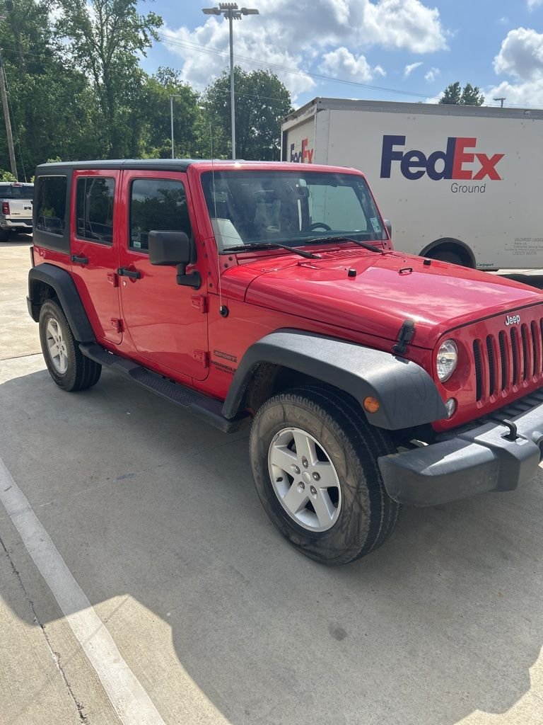 Used 2017 Jeep Wrangler Unlimited Sport S with VIN 1C4BJWDG3HL682351 for sale in Natchitoches, LA
