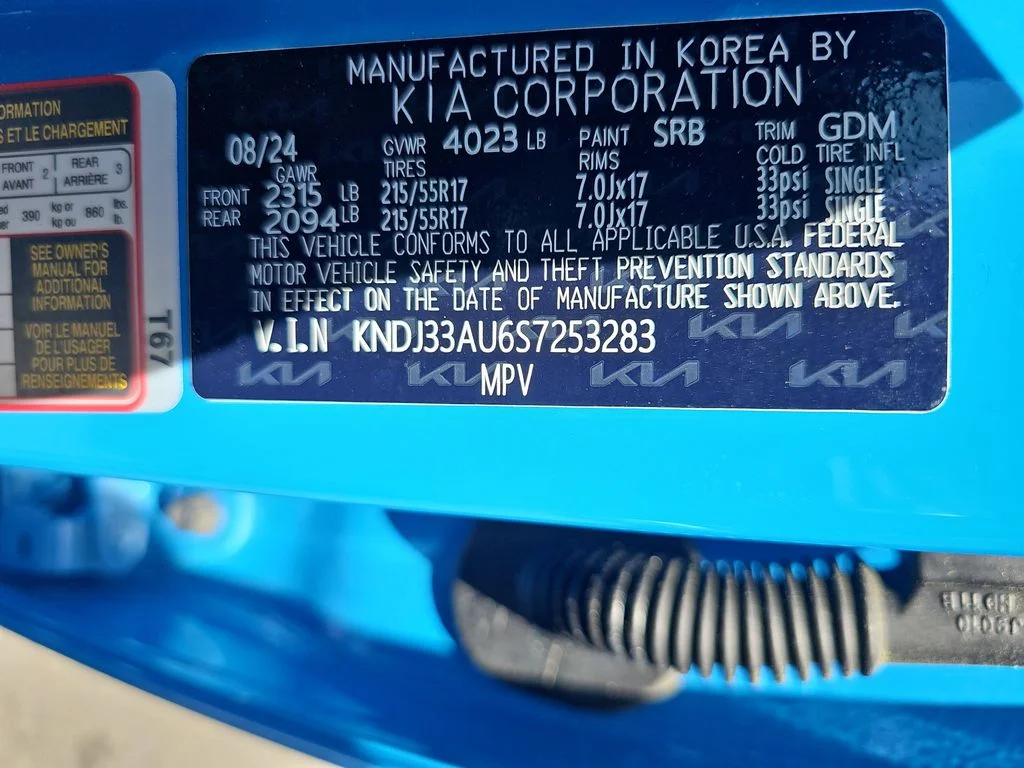 Used 2025 Blue Kia EX image 33
