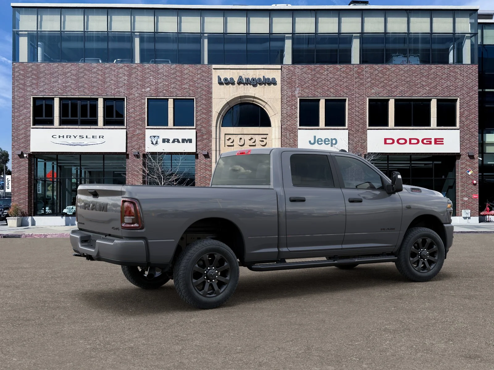 New 2027 Ceramic Gray Clear-Coat Exterior Paint RAM Big Horn image 30