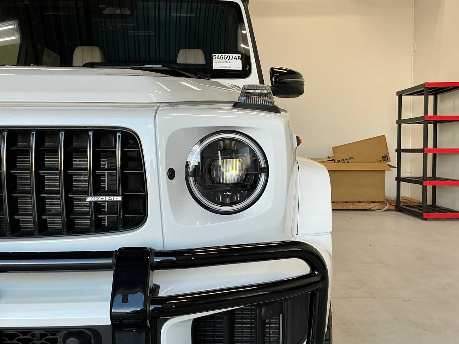 Certified Used 2025 MANUFAKTUR Moonlight White Metallic Mercedes-Benz AMG® G 63 image 7