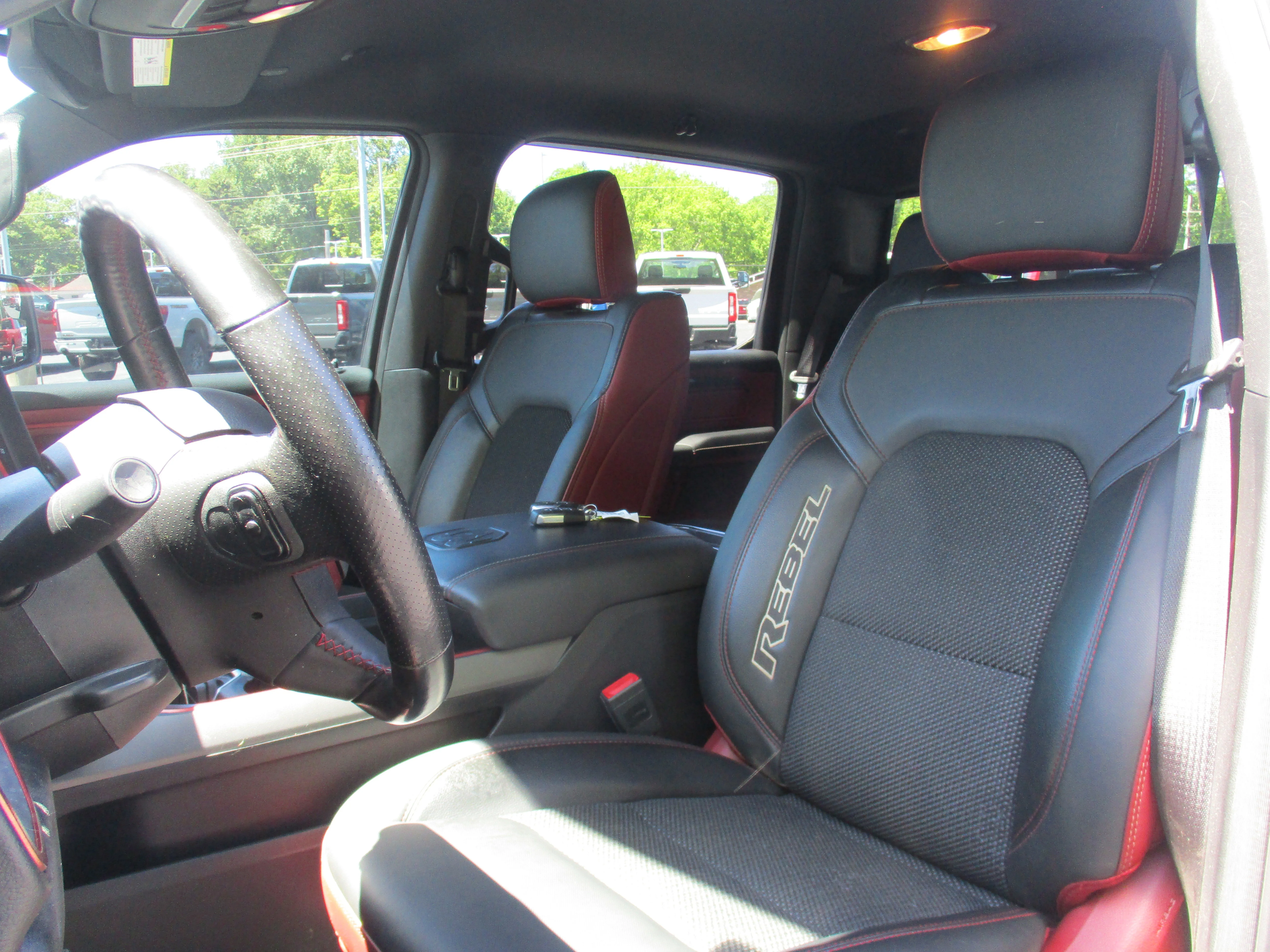 Used 2022 Diamond Black Crystal Pearlcoat Ram Rebel image 23