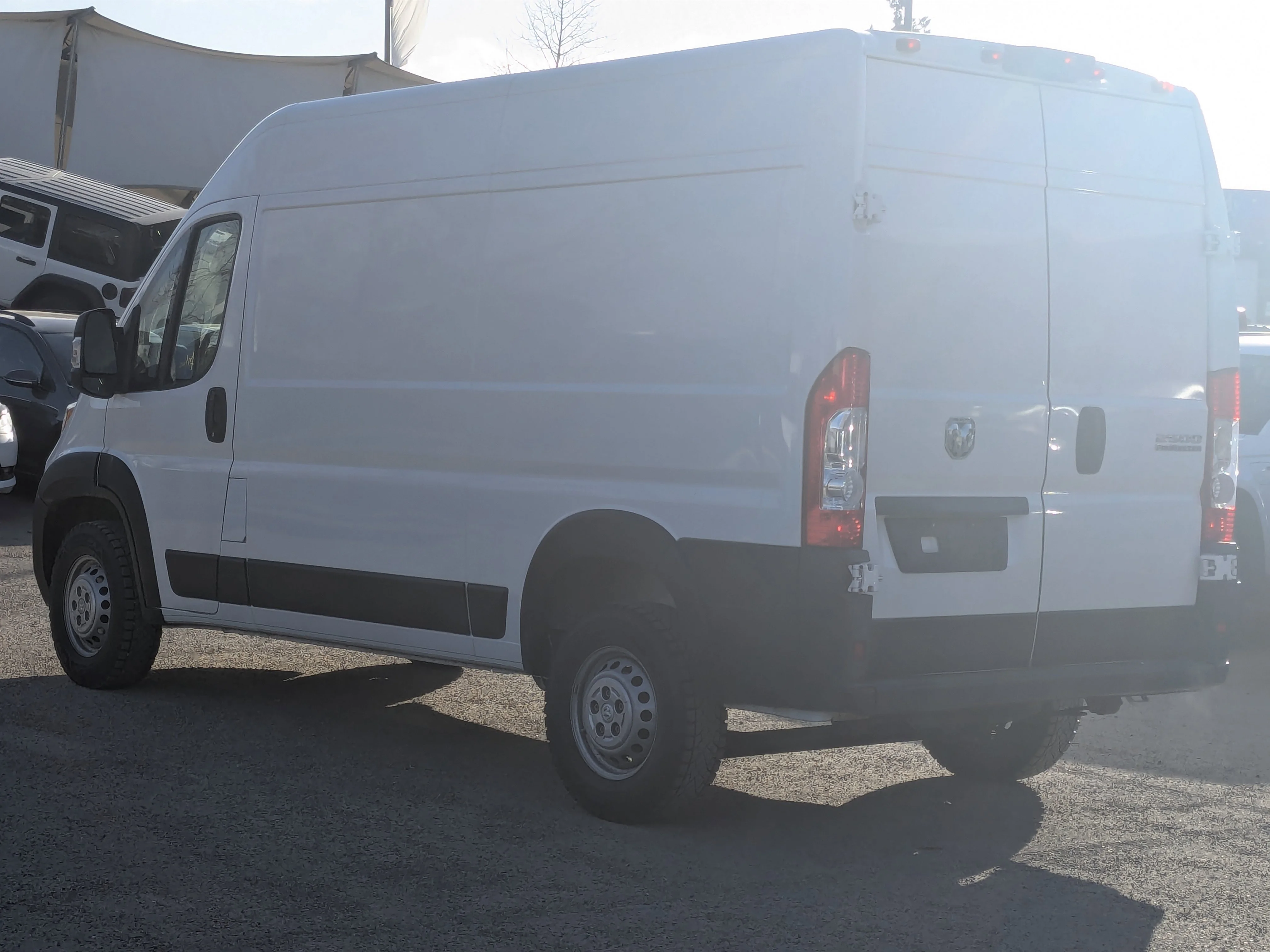 Used 2025 White RAM Tradesman - C/V HR 136 WB * - Pkg 22B - Convenience Grp - Mopar Cargo Mat - Wall Paneling & More image 6
