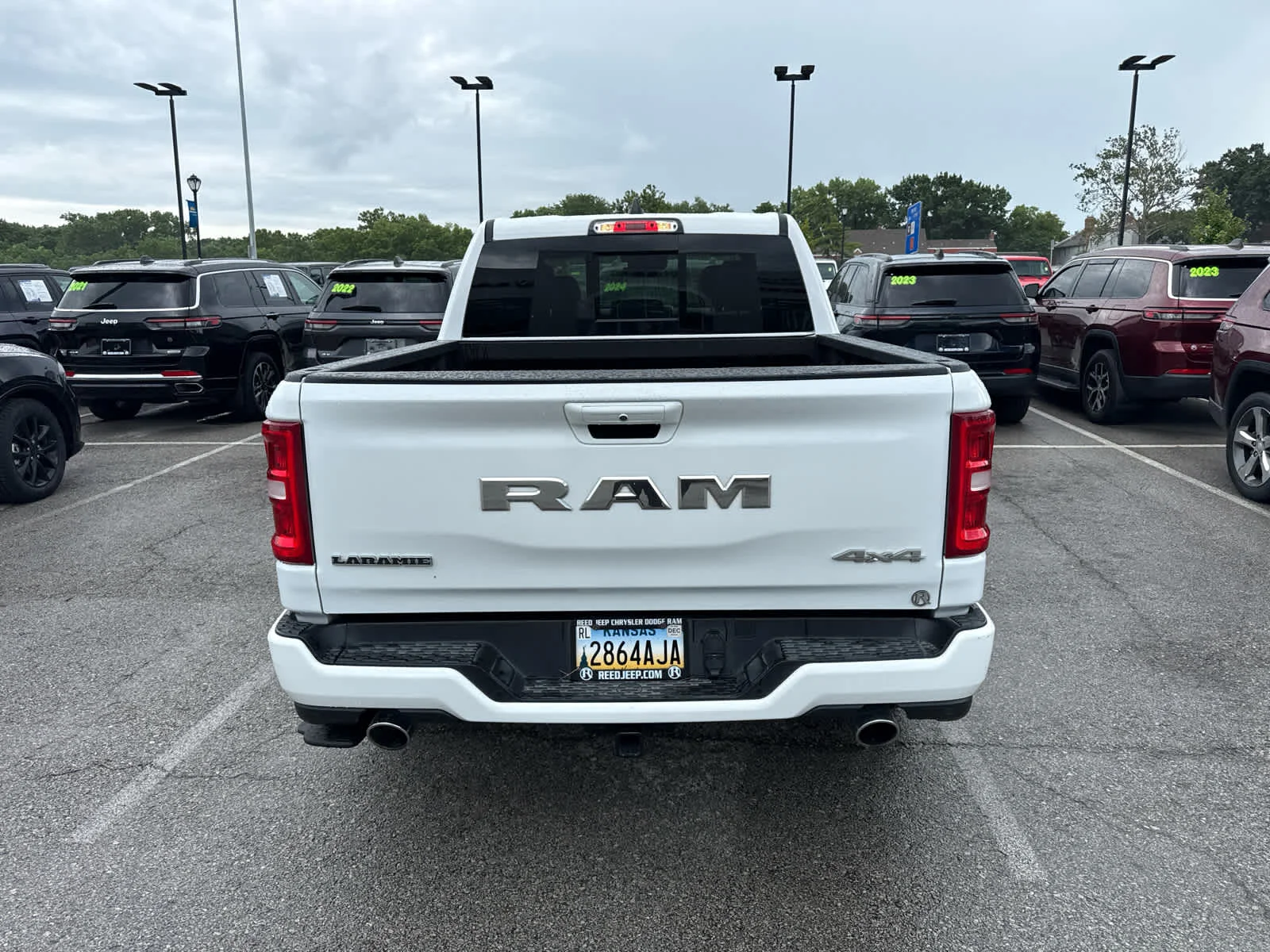 Used 2025 Bright White Clearcoat Ram Laramie image 5