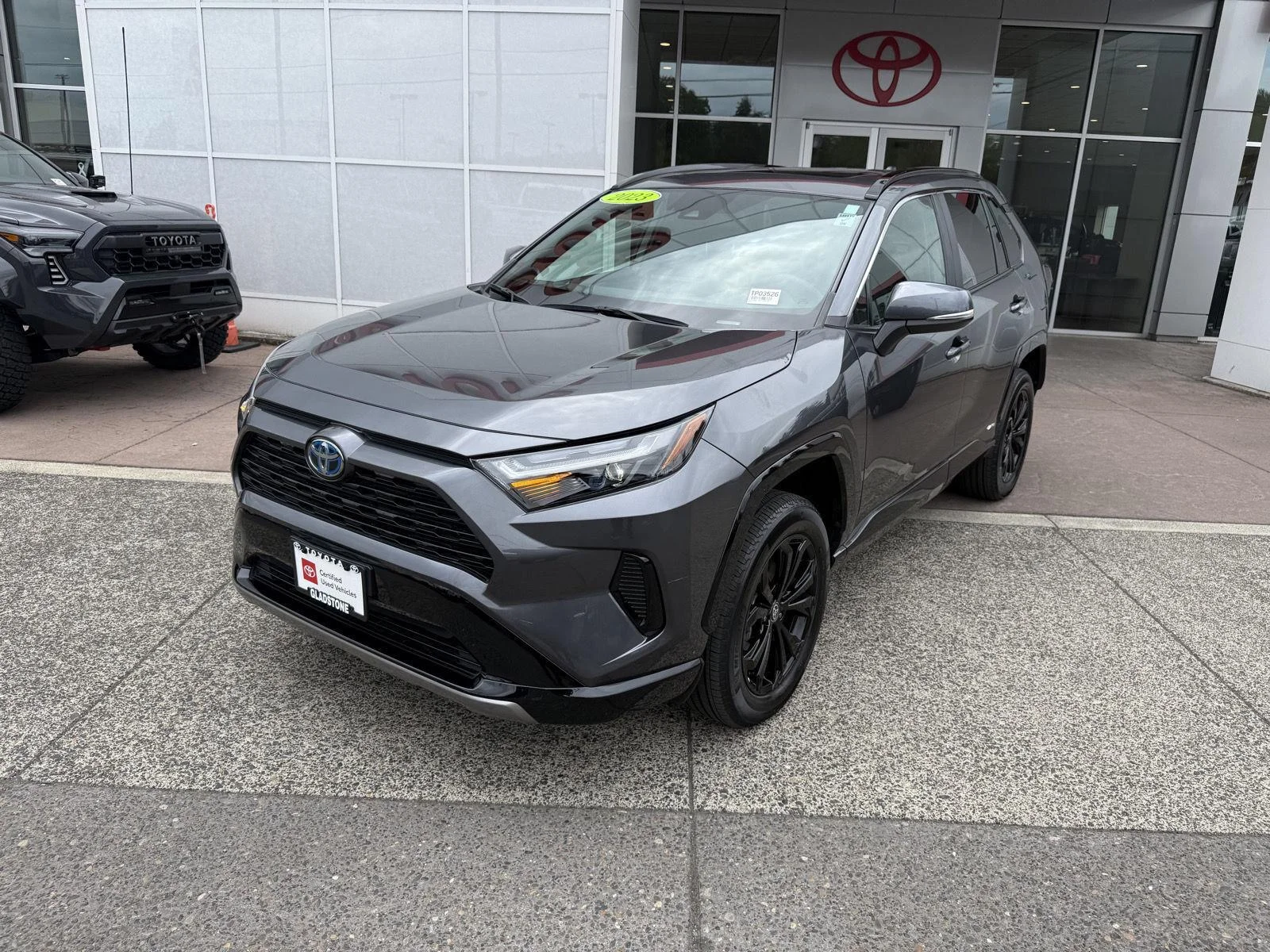 Used 2023 Magnetic Gray Metallic Toyota Hybrid SE image 4