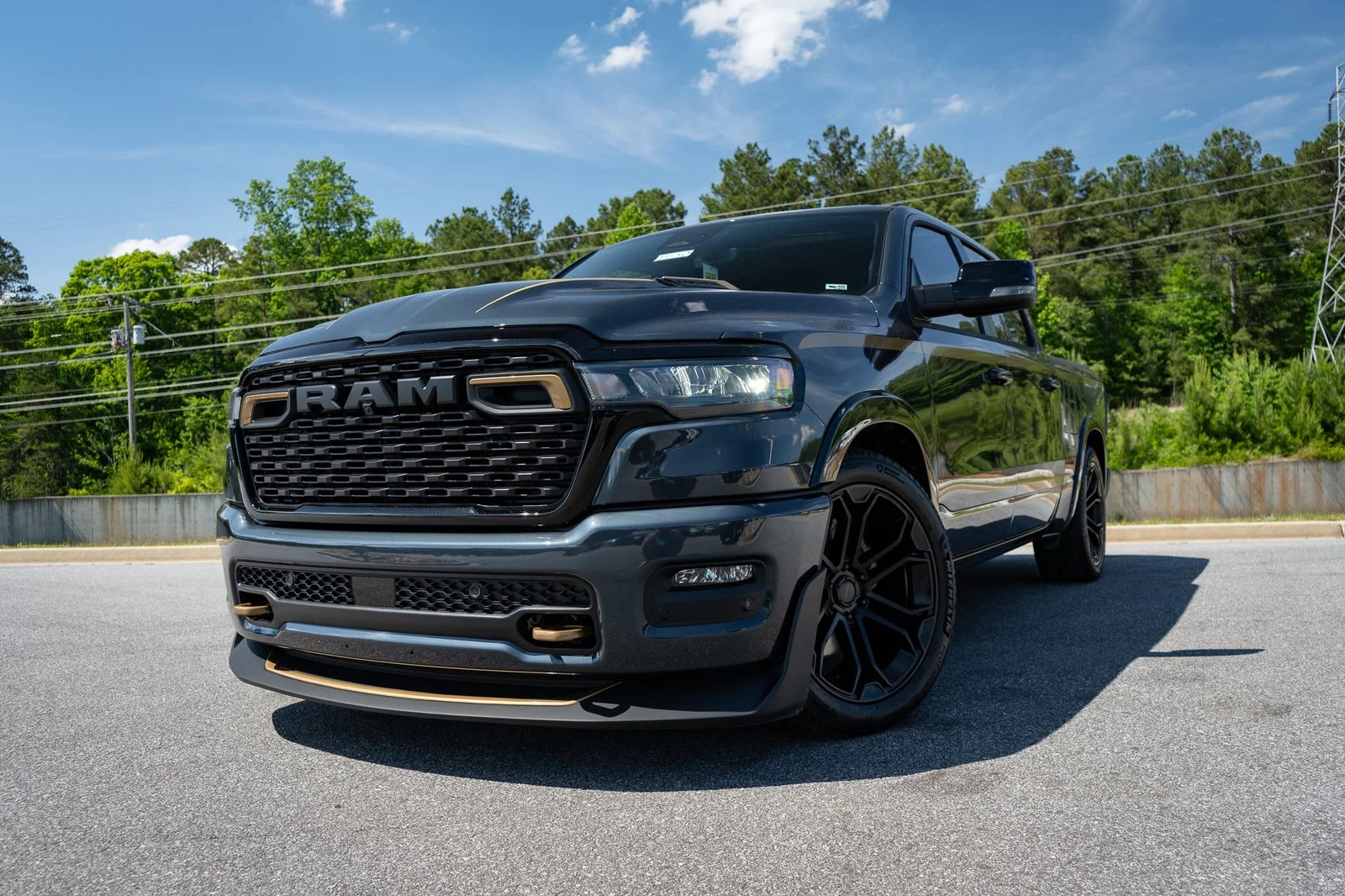 New 2026 Forged Blue Metallic Exterior Paint RAM Big Horn/Lone Star image 5