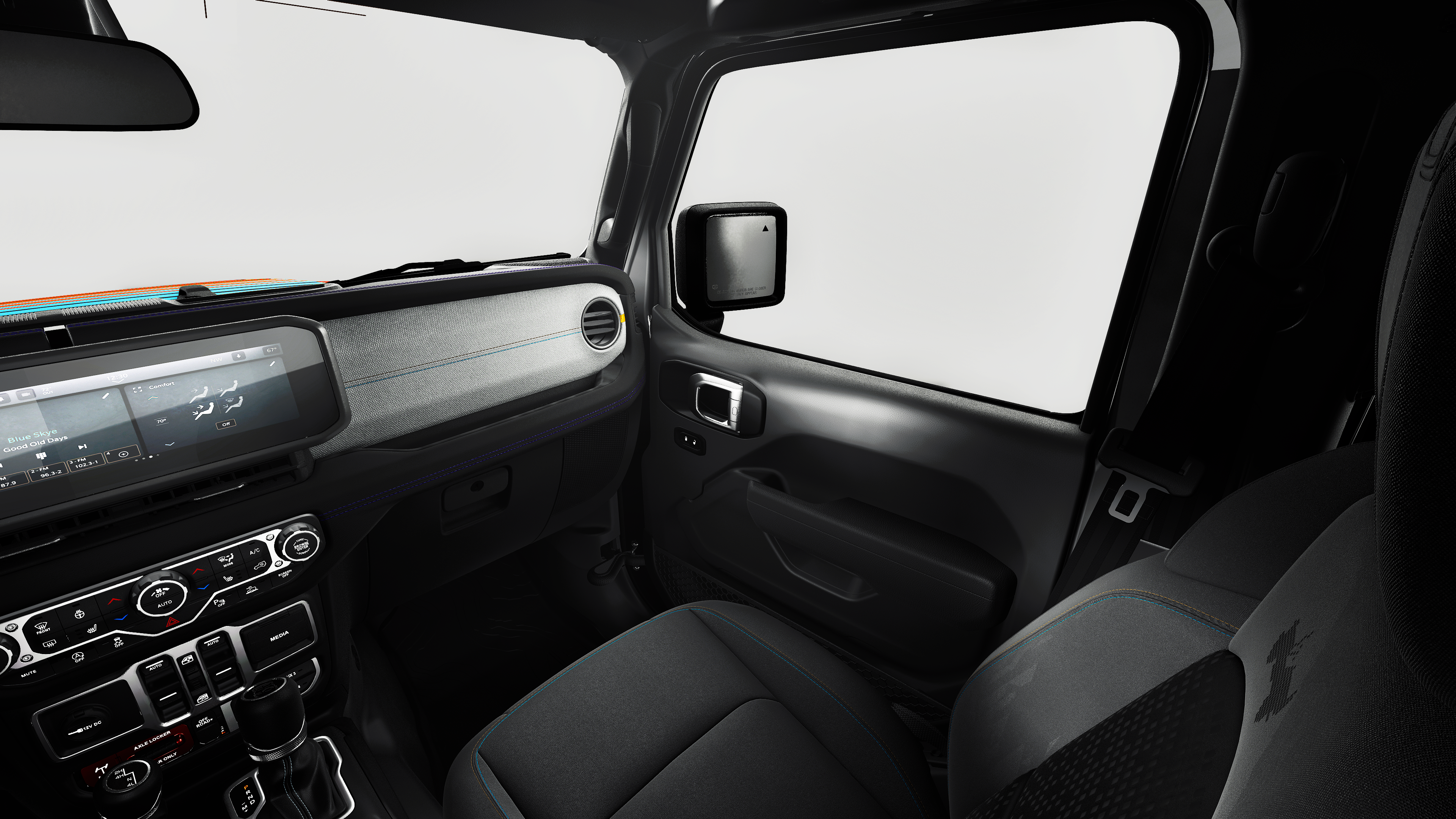 New 2027 Bright White Clear-Coat Paint Jeep  image 7