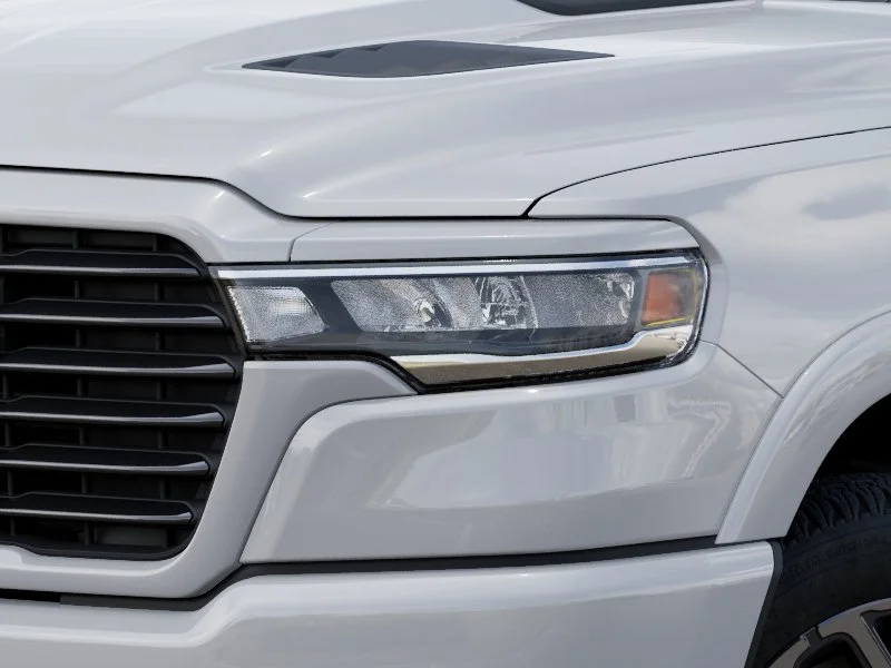 New 2026 Bright White Clear-Coat Exterior Paint RAM Laramie image 49