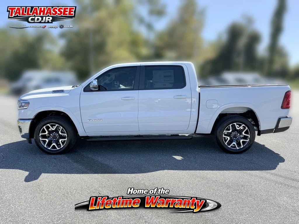 New 2027 Bright White Clear-Coat Exterior Paint RAM Laramie image 10