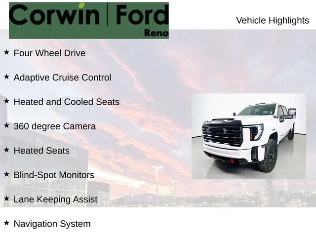 Used 2024 Summit White GMC AT4 image 8