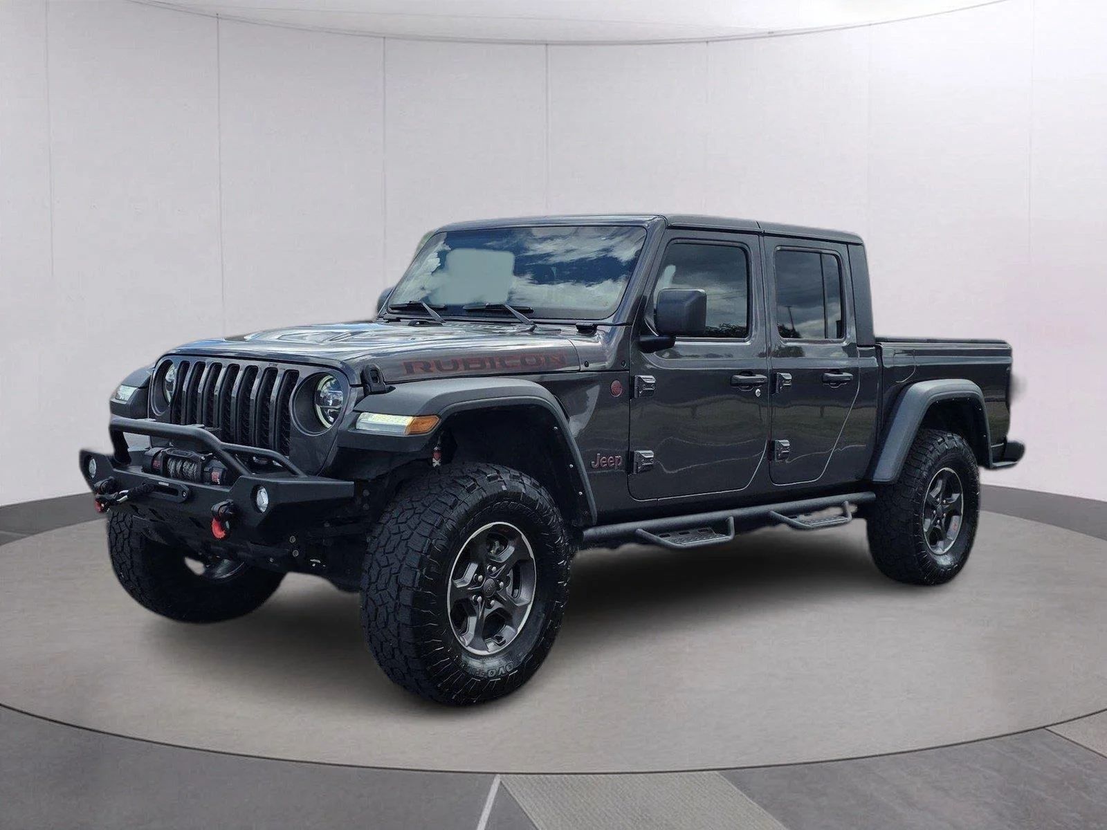 Used 2022 Granite Crystal Metallic Clearcoat Jeep Rubicon image 1