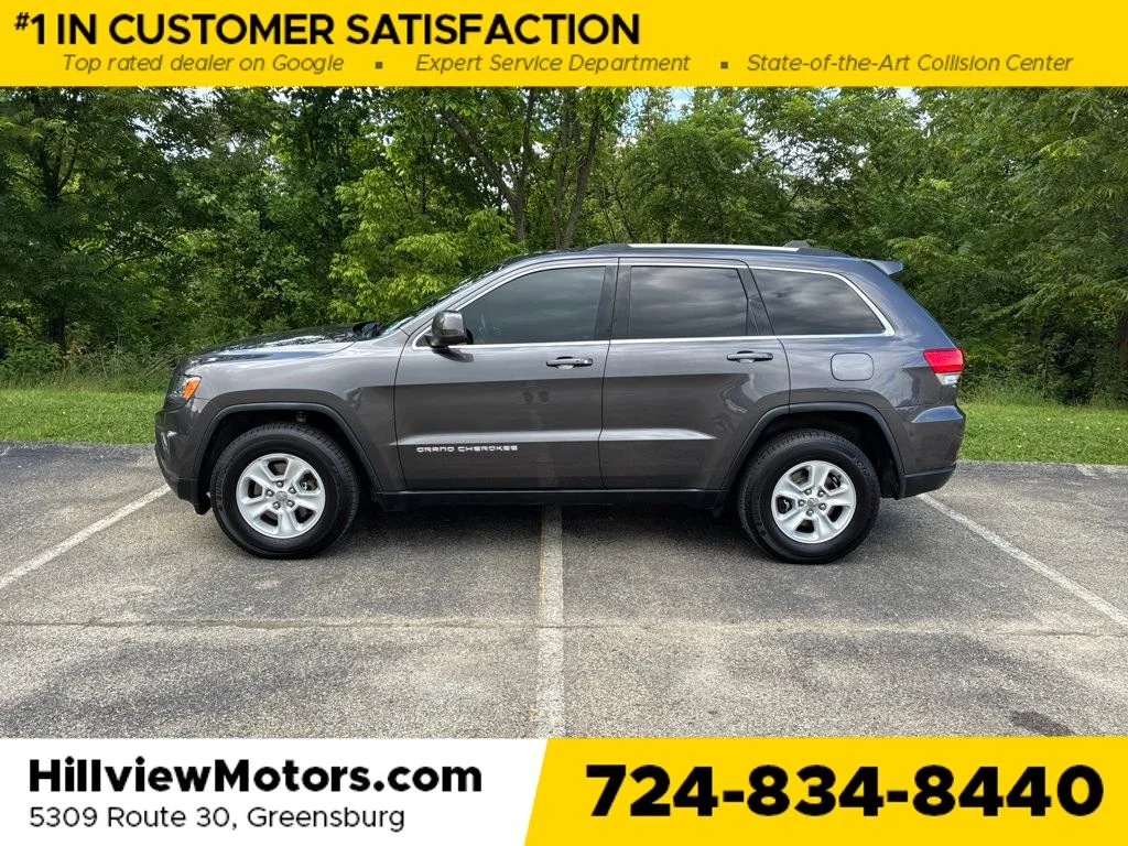 Certified 2016 Jeep Grand Cherokee Laredo E with VIN 1C4RJFAG9GC431786 for sale in Greensburg, PA