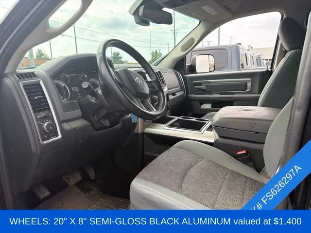 Used 2015 Brilliant Black Crystal Pearlcoat Ram Outdoorsman image 4