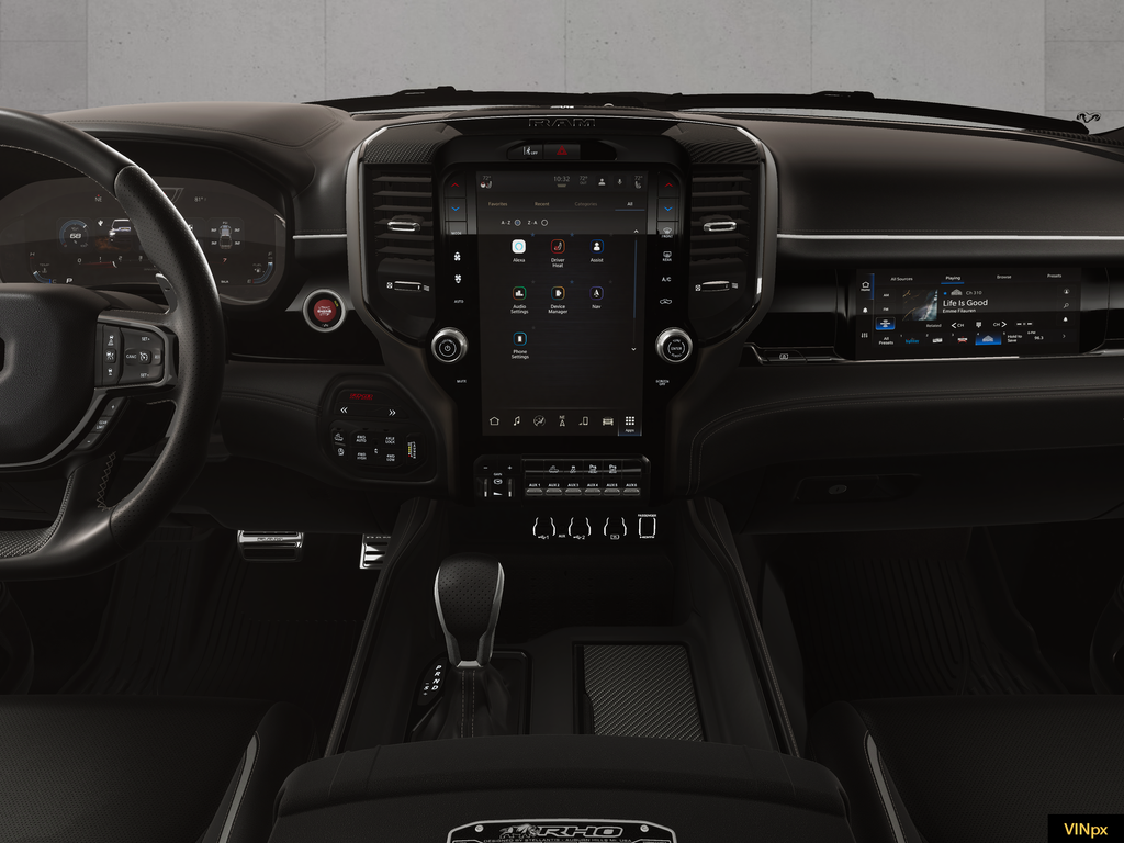 New 2026 Diamond Black Crystal Pearl-Coat Exterior Paint RAM RHO image 7